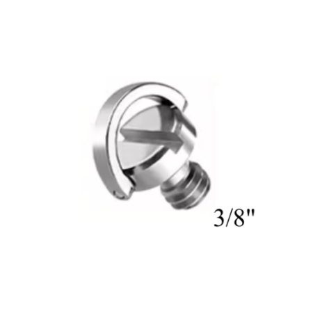 Massa S-08 - metalowa śruba fotograficzna, gwint 3/8'' męski, śruba mocująca D-ring - gwint